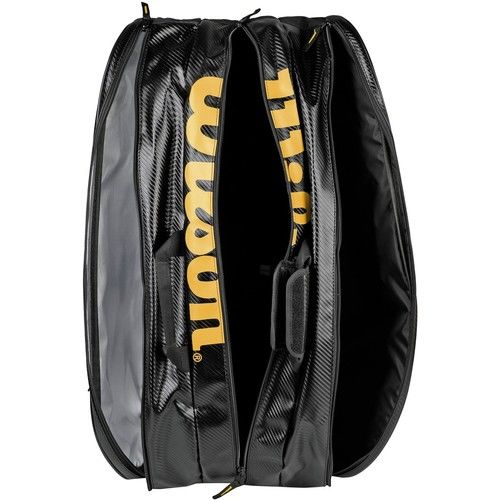Wilson Elite Racket Bag 15 Pack Special Edition - Black, Gold