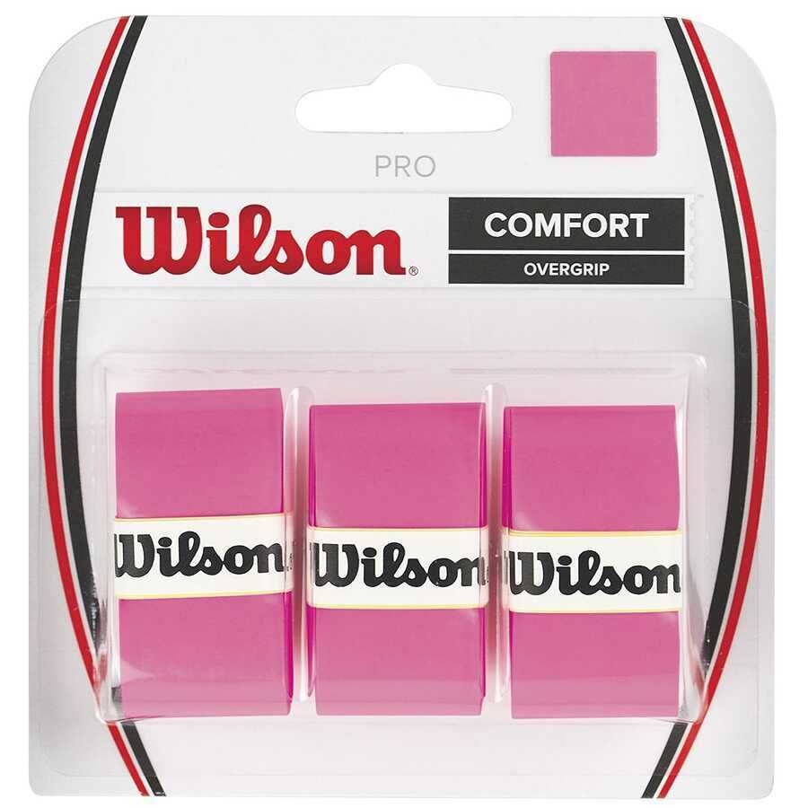 Wilson Pro Overgrip Comfort 3'lü Pembe