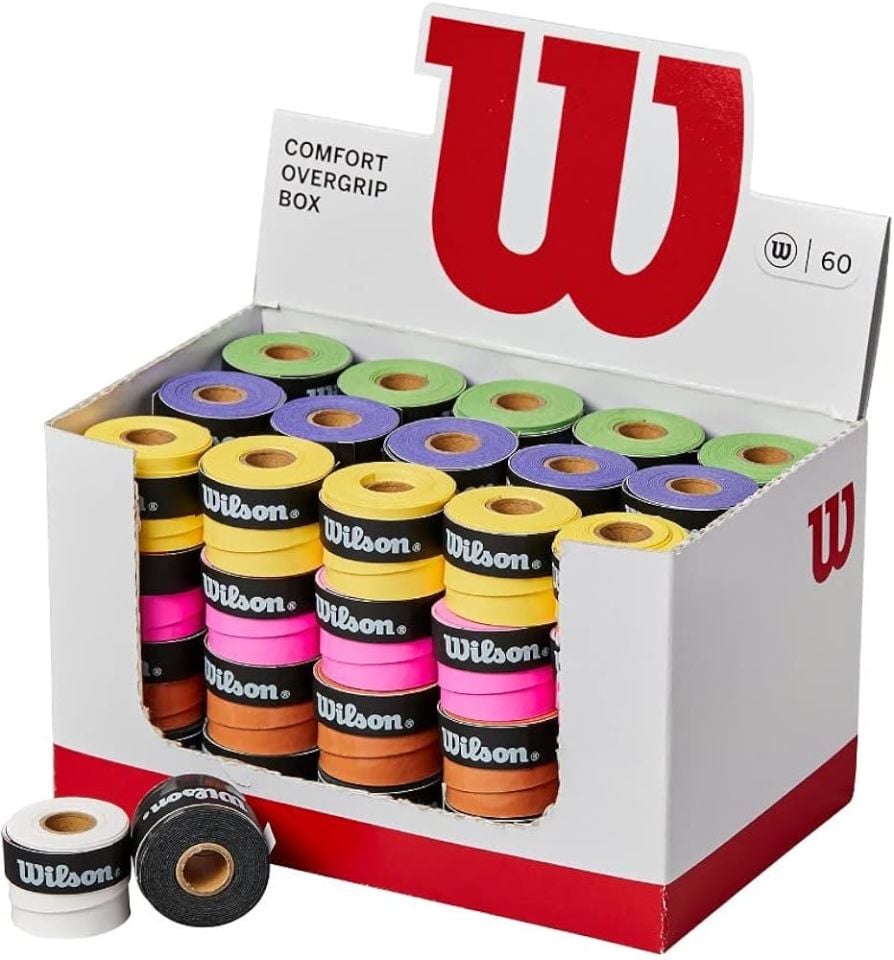 Wilson Comfort Overgrip Box 60lı Kutuda Karışık Renkli Overgrip