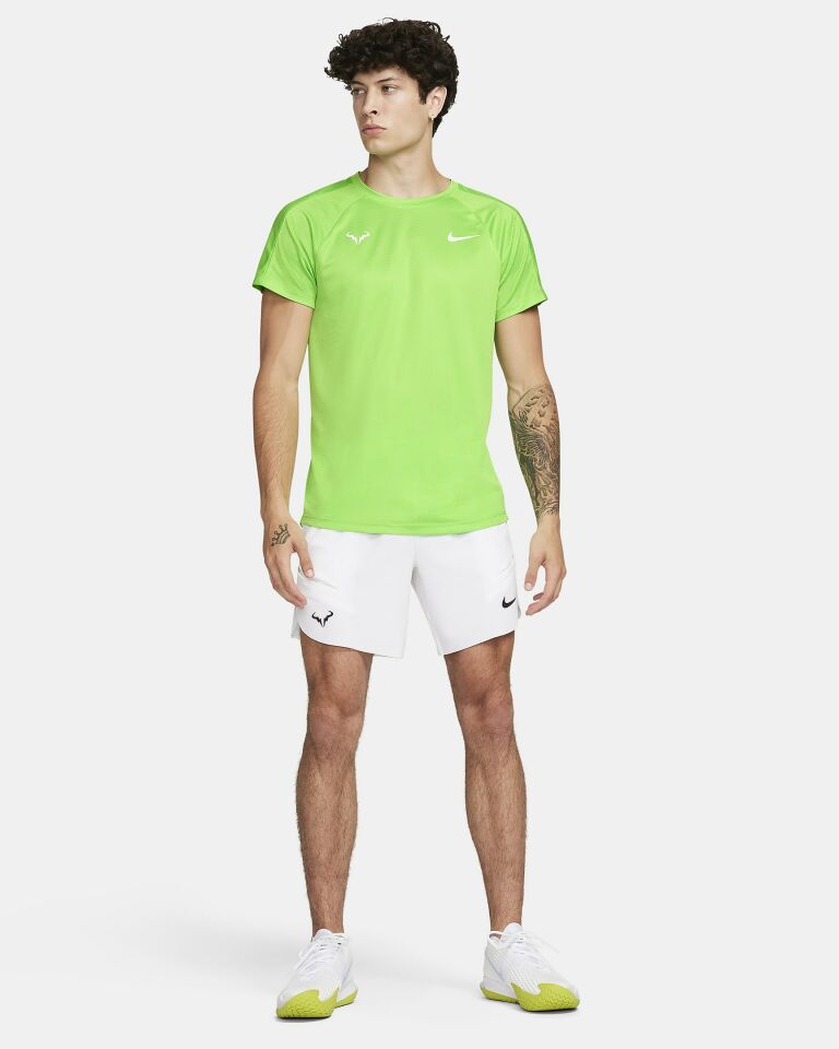 Rafa Challenger Nike Dri-FIT Kısa Kollu Erkek Tenis Üstü