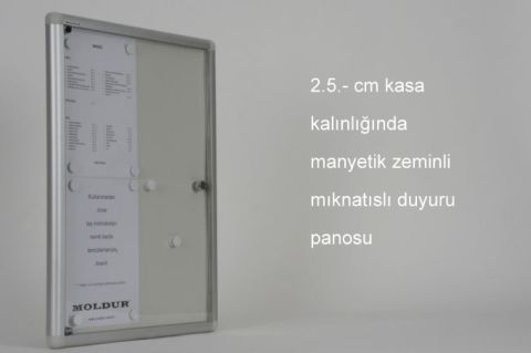 Duyuru Panosu 4 A4 Kapasiteli Manyetik Zeminli