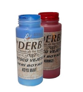 Derby Vejetal Vaketa Deri için Örtücü Boya 100ml (Leathercraft, Deri Hobi)