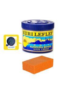 LEFLEF Kundura Boyası 200 ml  + KAUÇUK SÜNGER