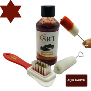 SRTfootcare Süet Nubuk Ayakkabı Bakım Boyası 110 Gr ve 4 Yönlü Temizleme Fırçası