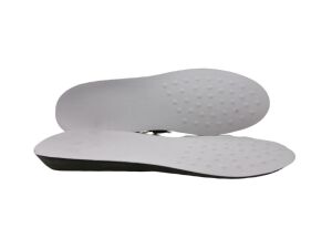 DeryLife Topuk Destekli Ortopedik Beyaz Kumaş Ayakkabı Tabanı 1 Çift