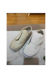 Fujika Beyaz Ayakkabı Temizleyici, Deri Ve Kumaş Boyası, Deri, Kanvas Boya 75 ml + Kutulu Parlatıcı Sünger