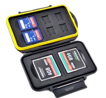 JJC Memory Card Case Hafıza Kartı Kutusu (2 CF Kart & 2 SD Kart & 4 MicroSD Kart)