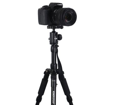 Kiwifotos Profesyonel Ball Head 150 cm Tripod (Monopoda Dönüşebilir)