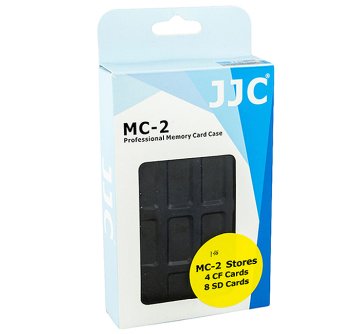 JJC MC-2 Memory Card Case Hafıza Kartı Kutusu (4 CF Kart & 8 SD Kart