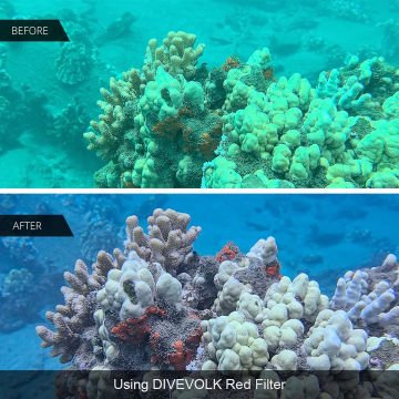 DIVEVOLK Kırmızı Filtre