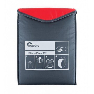 Lowepro SleevePack 13 (Kırmızı/Gri)