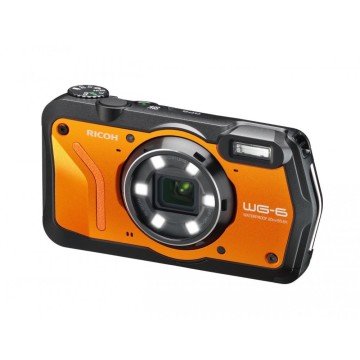 RICOH WG-6 Dijital Kompakt Amfibik Fotoğraf Makinesi (Turuncu)