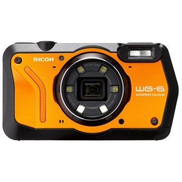 RICOH WG-6 Dijital Kompakt Amfibik Fotoğraf Makinesi (Turuncu)
