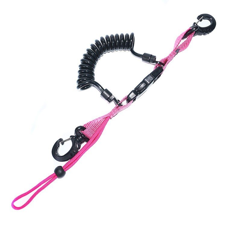 Spiral Uzatmalı Lanyard (Pembe)