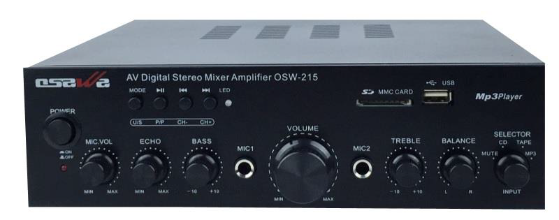 AV-215 STEREO MİKSER ANFİ