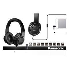 PANASONİC RP-HD6ME-K mikrofonlu  kulaklık