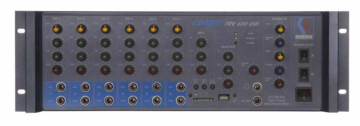 STARTECH COOPER REV/600T USB Trafolu 600 Watt Mono Cami Amfi
