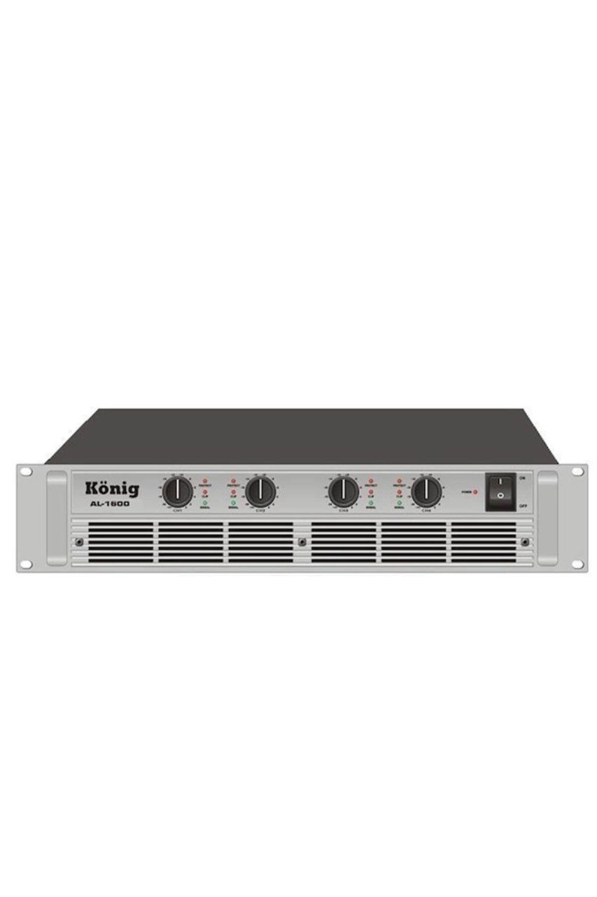 KÖNİG AL-1600 4 Kanal 2000W Power Amfi