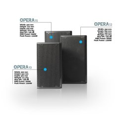 dB TECHNOLOGİES OPERA-12 600 Watt 2 Yollu Aktif Hoparlör