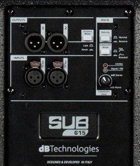 dB TECHNOLOGİES SUB-615 600 Watt 15inc Subbass Hoparlör