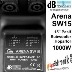 ARENA SW 15 PASİF HOPARLÖR