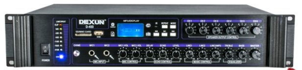 DEXUN D-400 100V 500 WATT 6 BÖLGELİ MİKSER AMFİ