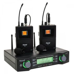 ROOF R-203 Y-Y İki Kanal UHF Telsiz Mikrofon