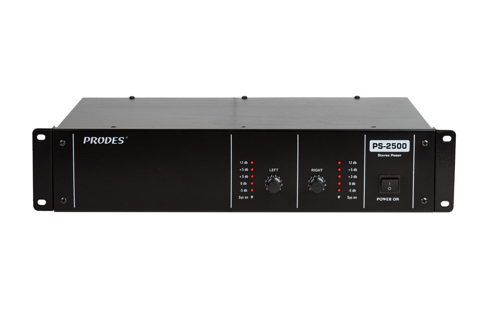 PRODES PS 2500T 2X500 WATT TRAFOLU POWER MİKSER