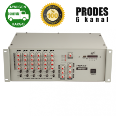 PRODES MD-500 500 WATT 6 KANAL SES MİKSERİ