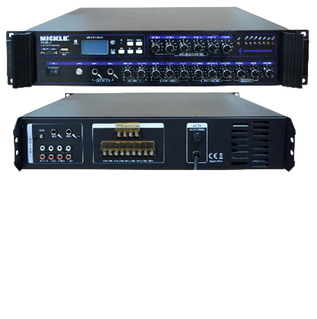 MİCKLE MA5650 650W GONGLU HAT TRAFOLU MİKSER AMFİ