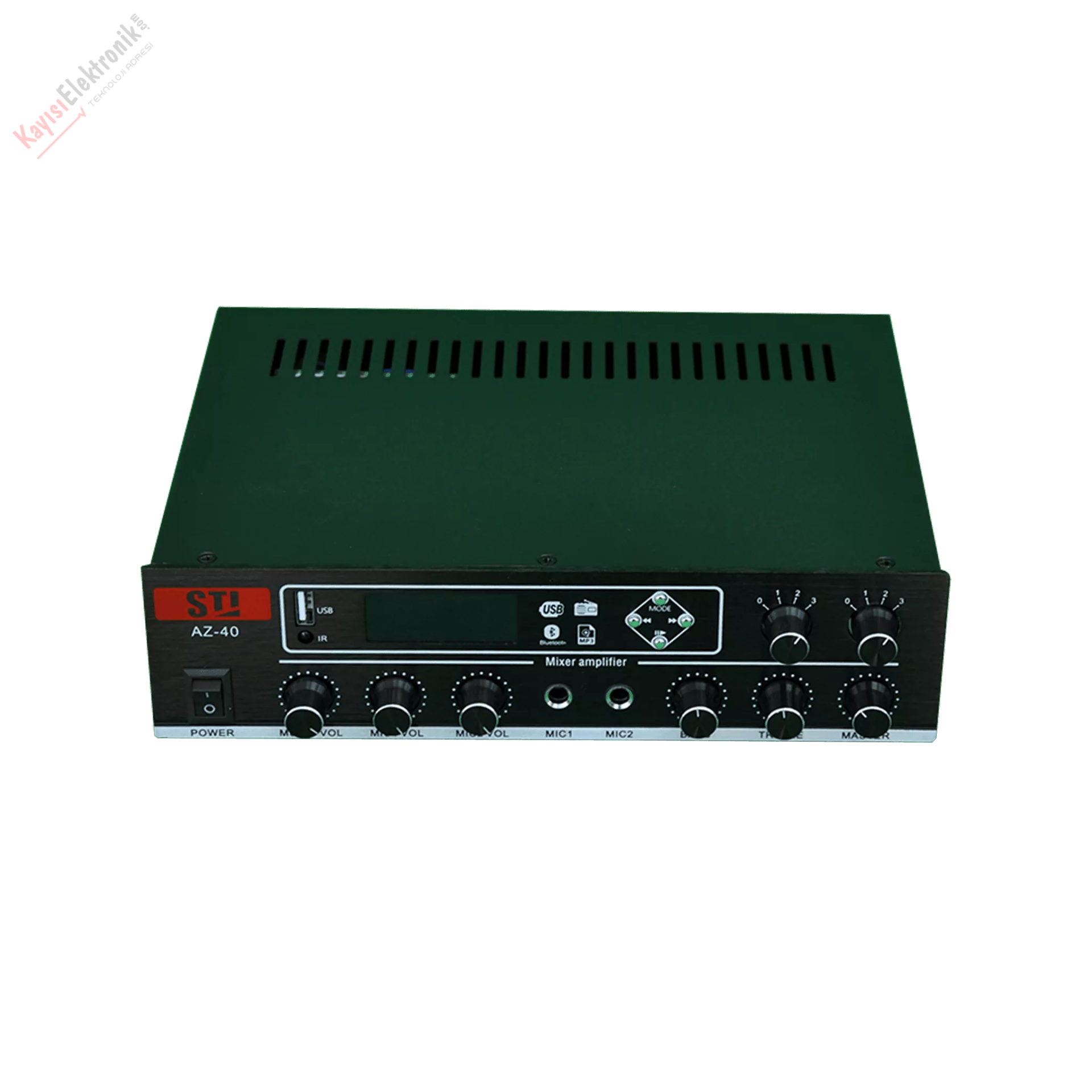 STI AZ-40 2x80W 2 BÖLGELİ TRAFOLU AMFİ