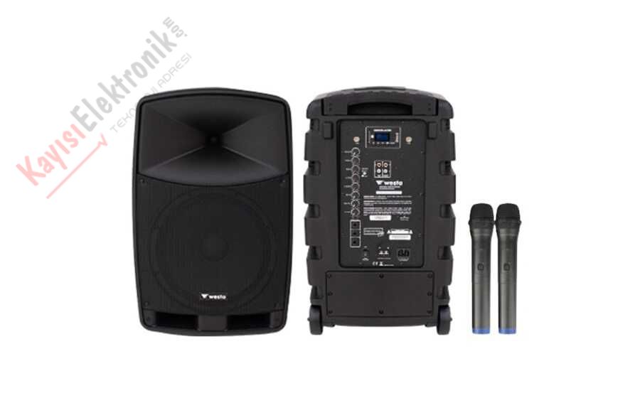 WESTA WAP-12505 300W TAŞINABİLİR SES SİSTEMİ
