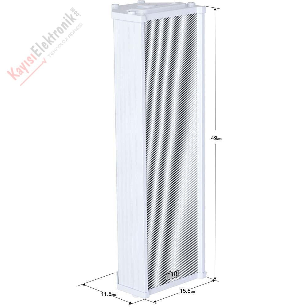 WÖLLER WCS-30 3X4'' HAT TRAFOLU DUVAR HOPARLÖRÜ