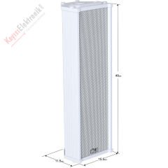 WÖLLER WCS-30 3X4'' HAT TRAFOLU DUVAR HOPARLÖRÜ