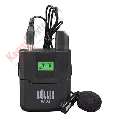 WÖLLER W-24 UHF KABLOSUZ YAKA MİKROFONU