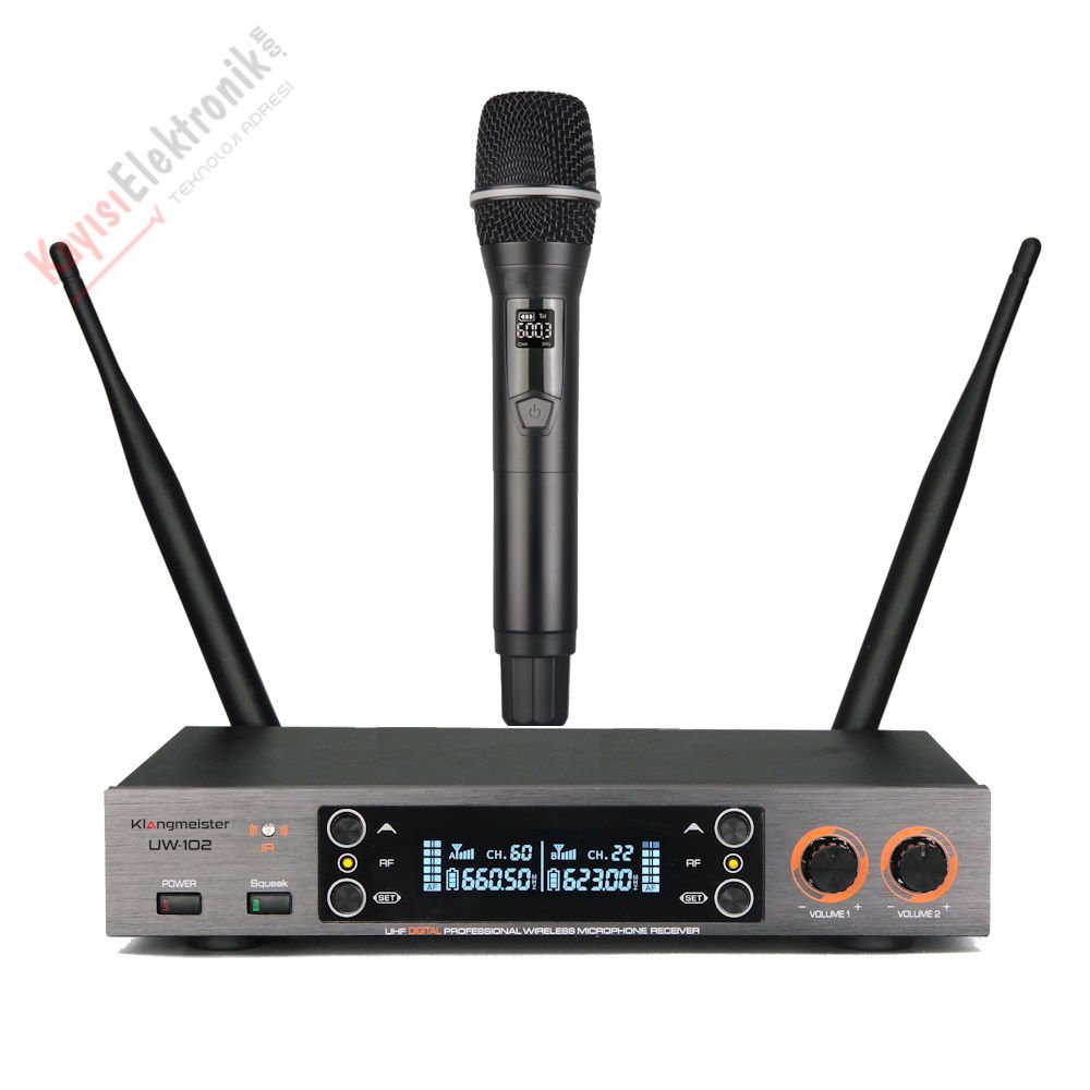 UW-102E UHF KABLOSUZ MİKROFON