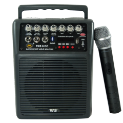 WEST SOUND TKS 6 DC 2x40 Watt 1 El 1 Yaka Portatif Şarjlı Amfi