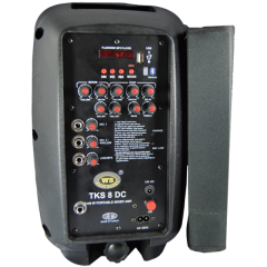 WEST SOUND TKS 8 DC 2x40 Watt 1 EL 1 Yaka  Portatif Şarjlı Amfi