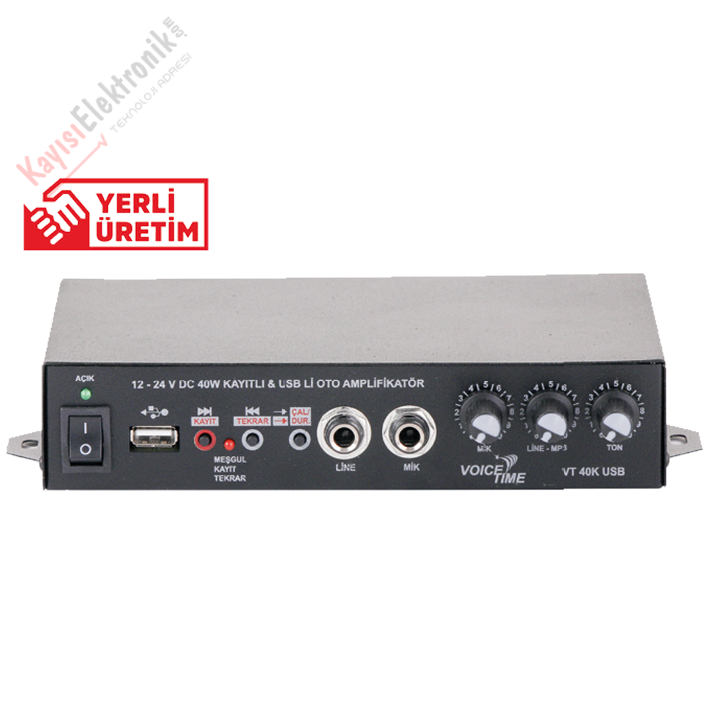 WEST SOUND TKS 16-40 40 Watt Kayıt Özellikli Amfi Seti
