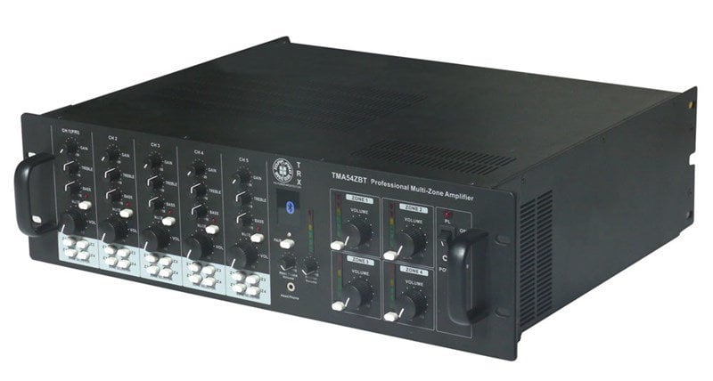 TOPP PRO TMA 54ZBT 4x120 Watt Hat Trafolu 4 Bölgeli Power Mikser Amfi