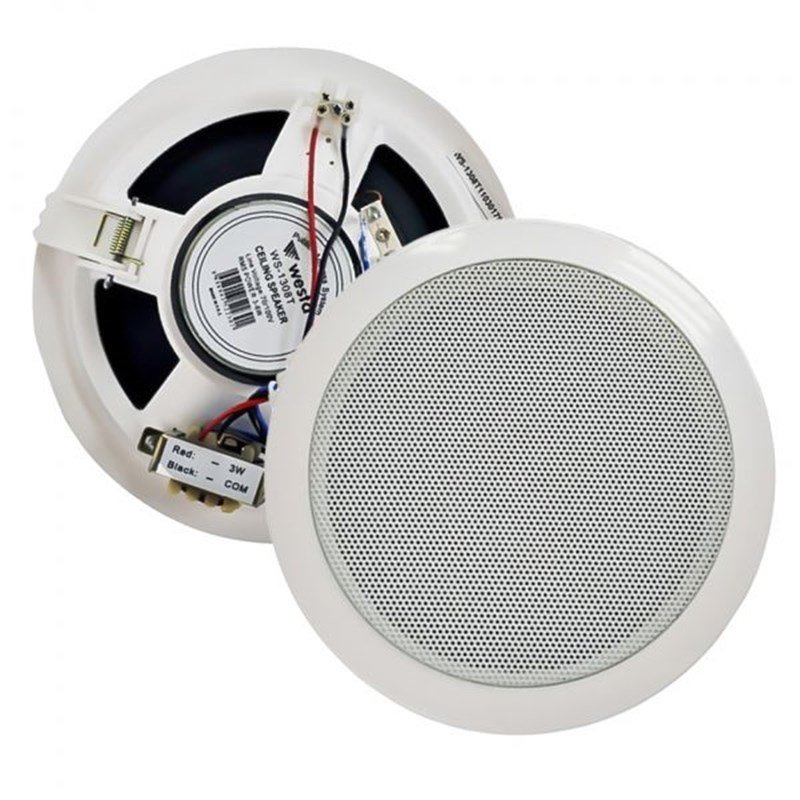 WESTA WS-1308TC 6 Watt 6inc 16cm Hat Trafolu Alçıpan Tavan Hoparlörü