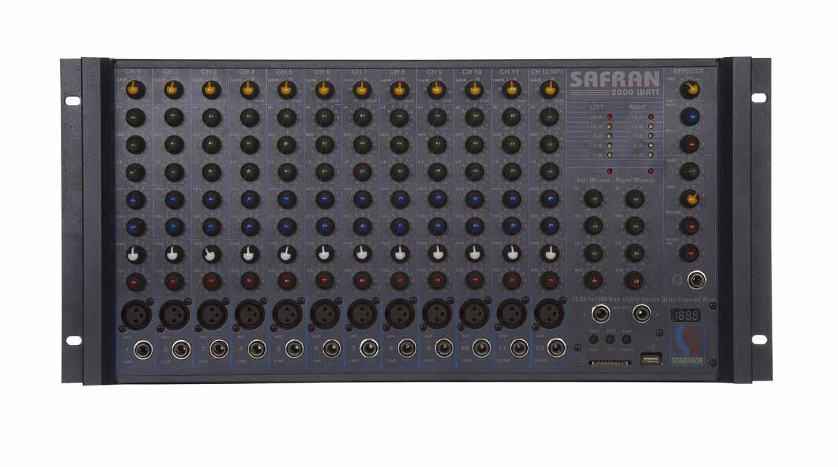 STARTECH SAFRAN 2000 2x1000 Watt Power Mikser Amfi