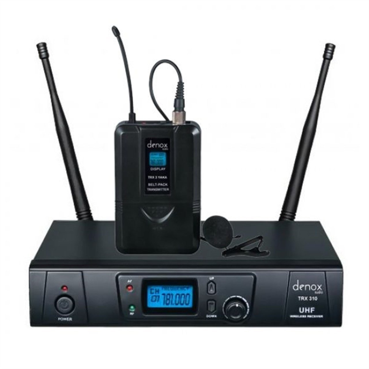 DENOX ASTRON TRX-310 YAKA UHF Telsiz Mikrofon