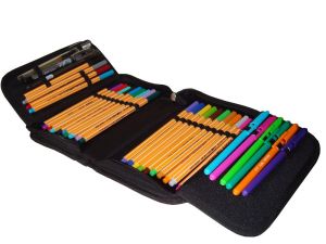 Jacbag Cover -Sert Kapaklı Lastikli Kalem Kutusu