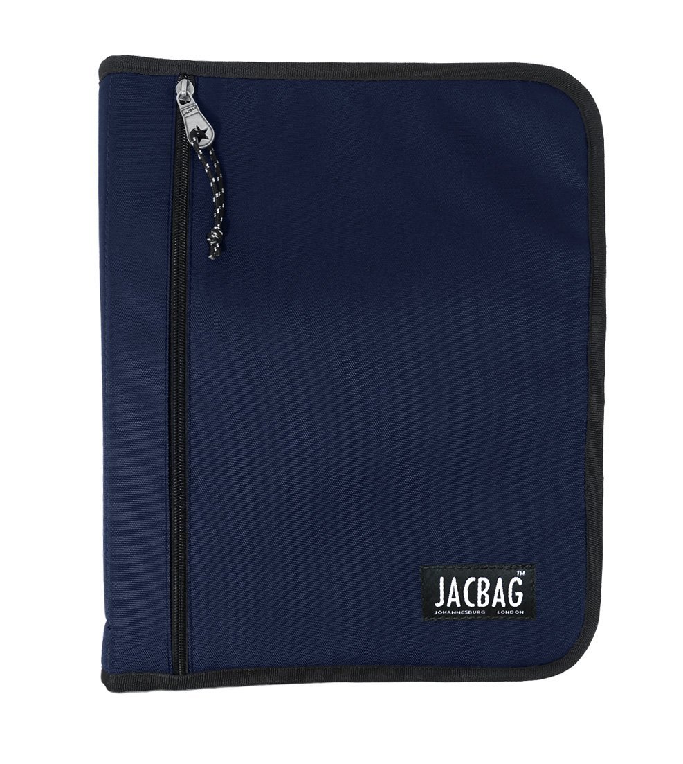 Jacbag OrganiZip-Fermuarlı Dosya Çanta A4 Organizer Dosya-Lacivert