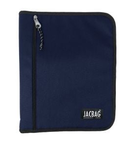 Jacbag OrganiZip-Fermuarlı Dosya Çanta A4 Organizer Dosya-Lacivert