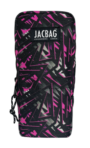 Jacbag Standup Case-Masa Üstü Kalemlik Stand Pen Case-Pembe Geometrik
