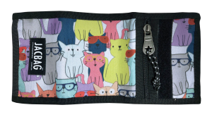 Jacbag Wallet-Cırtlı Cüzdan Wallet-Sarı Kedi