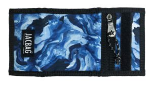 Jacbag Wallet-Cırtlı Cüzdan Wallet-Mavi Duman