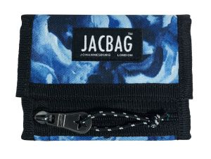 Jacbag Wallet-Cırtlı Cüzdan Wallet-Mavi Duman